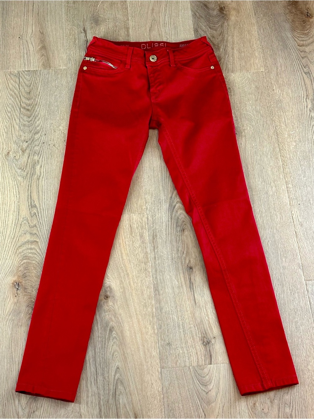 Red Skinny Jeans - DL1961 Amanda